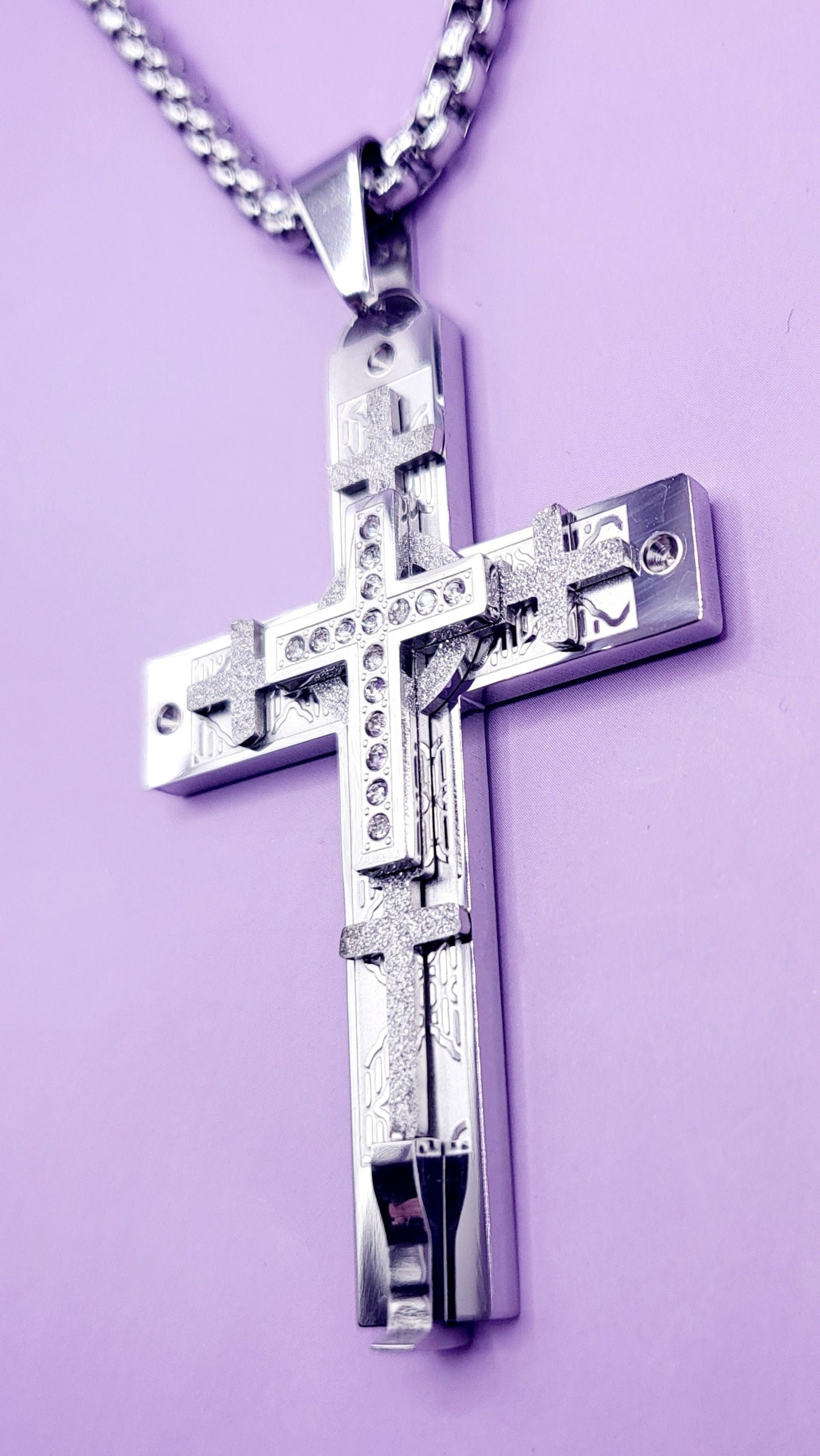 Ultimate Silver Cross Necklace