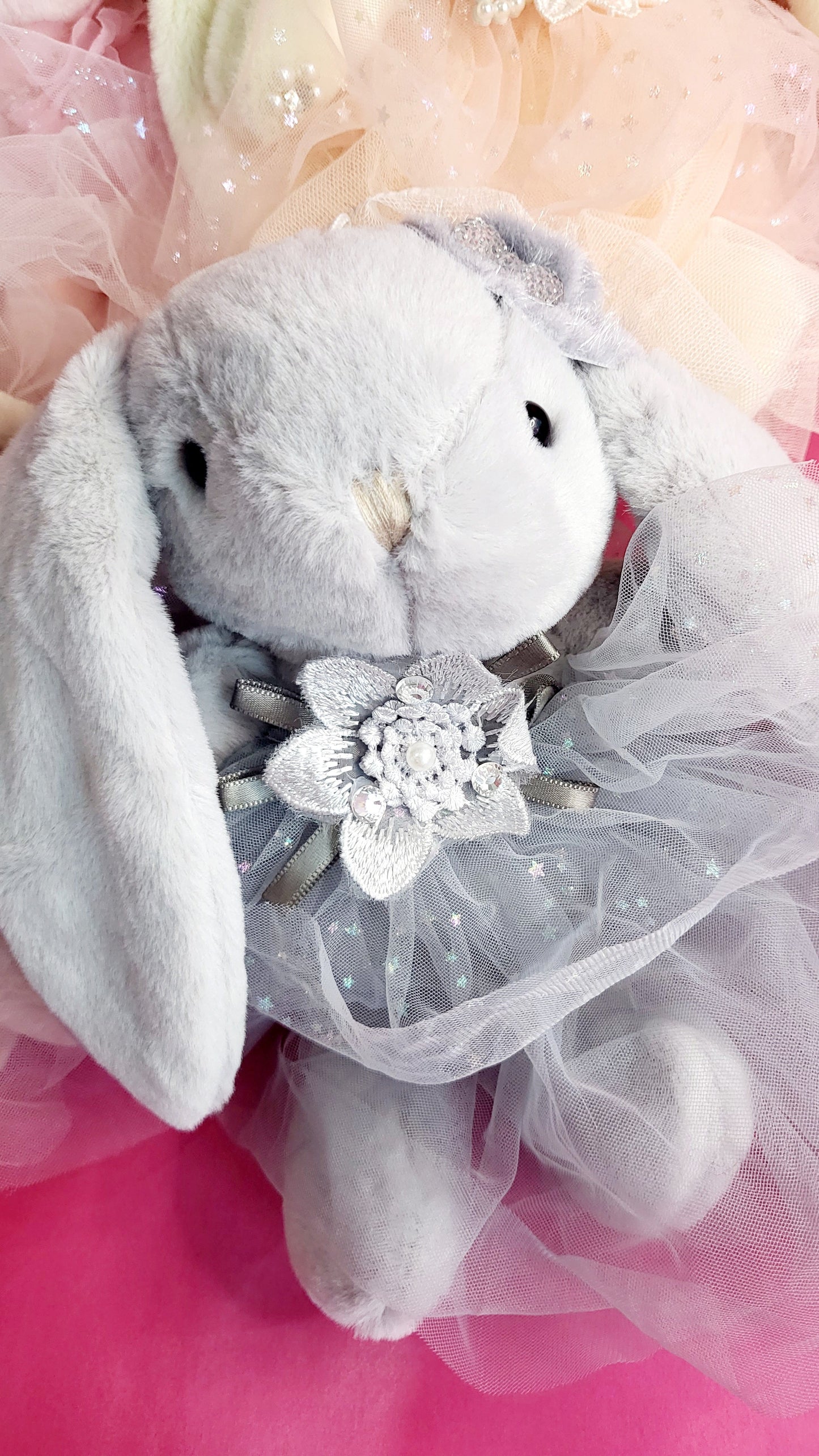 Softie Squad Bunny Rabbit Bag Charm Key Ring