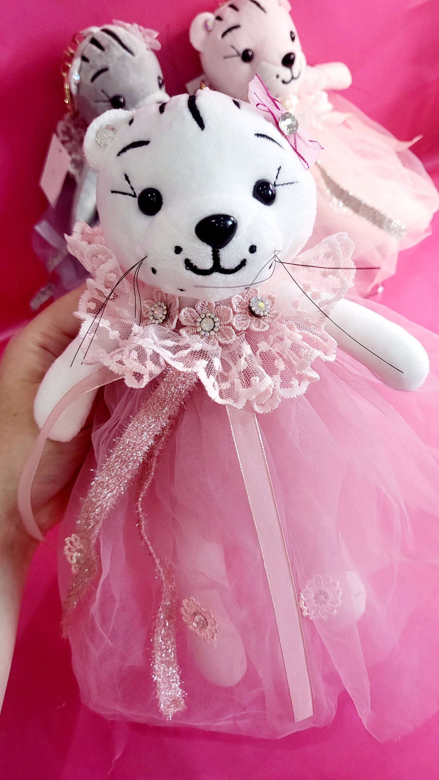 Softie Squad Tiger Bag Charm Key Ring