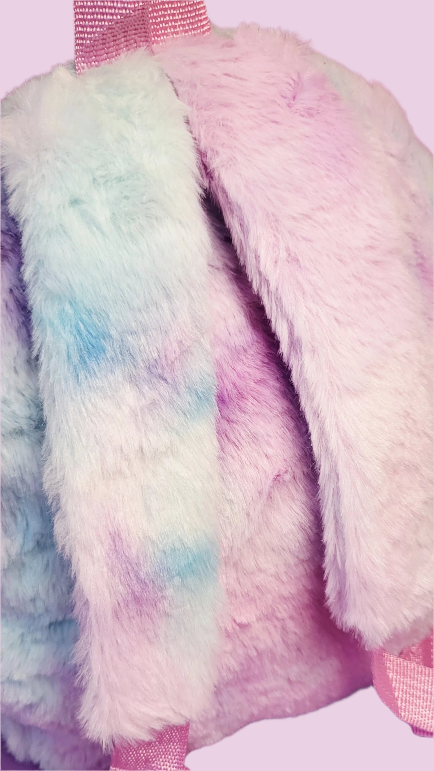 Plush Pastel Fluffy Teddy Bear Backpack