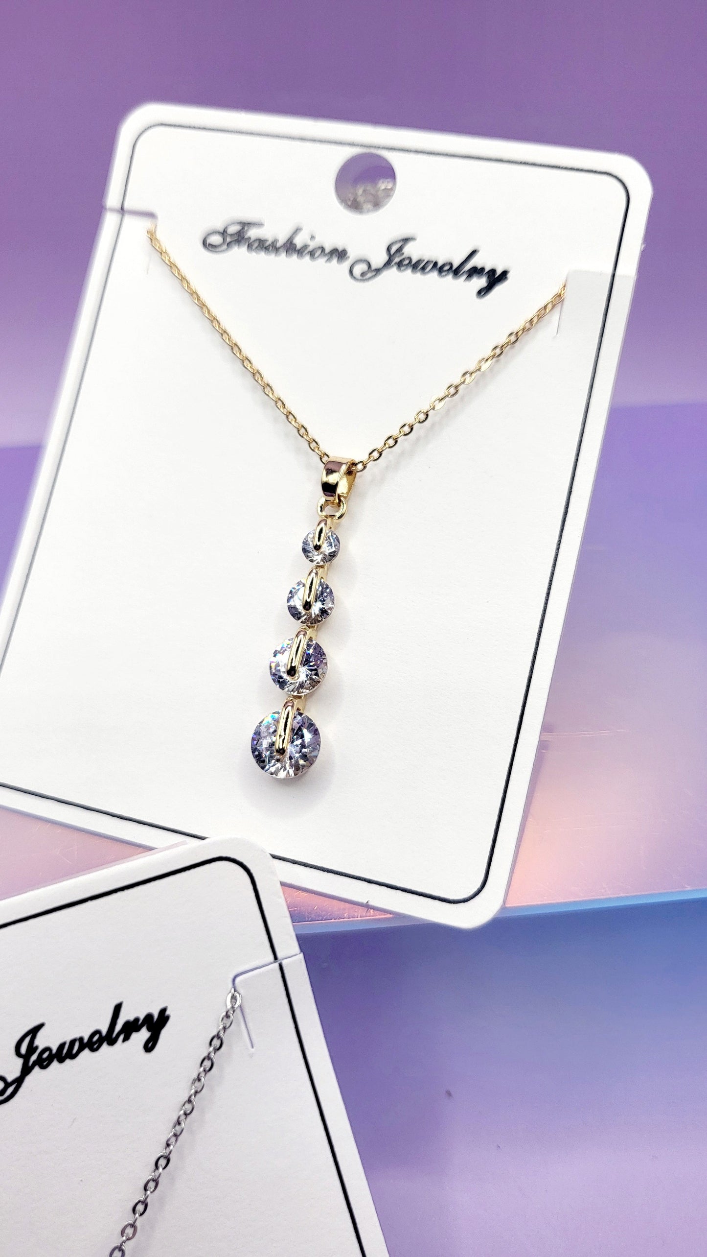 Tiered Crystal Necklace