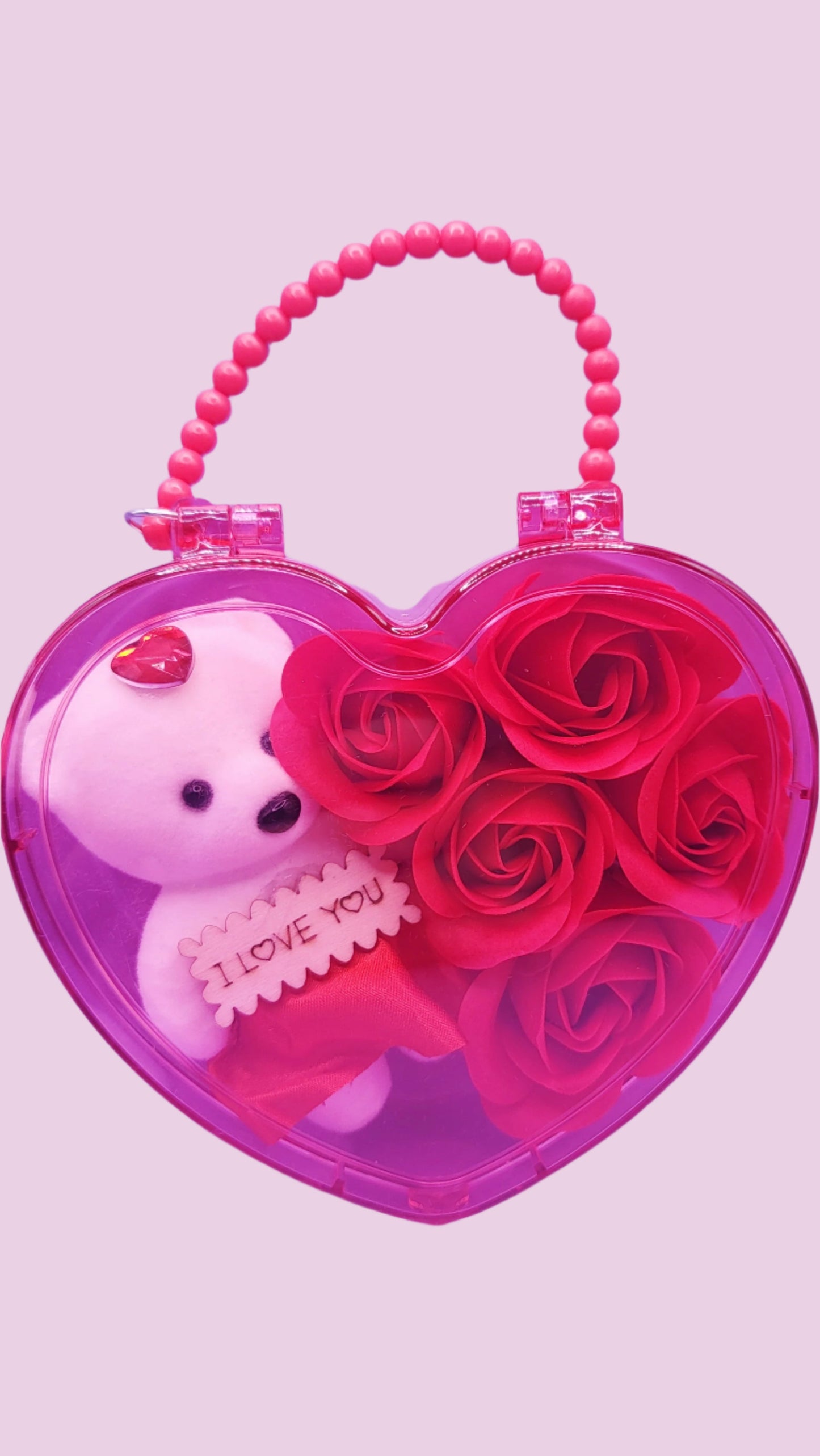 Scented Teddy Rose Gift Case