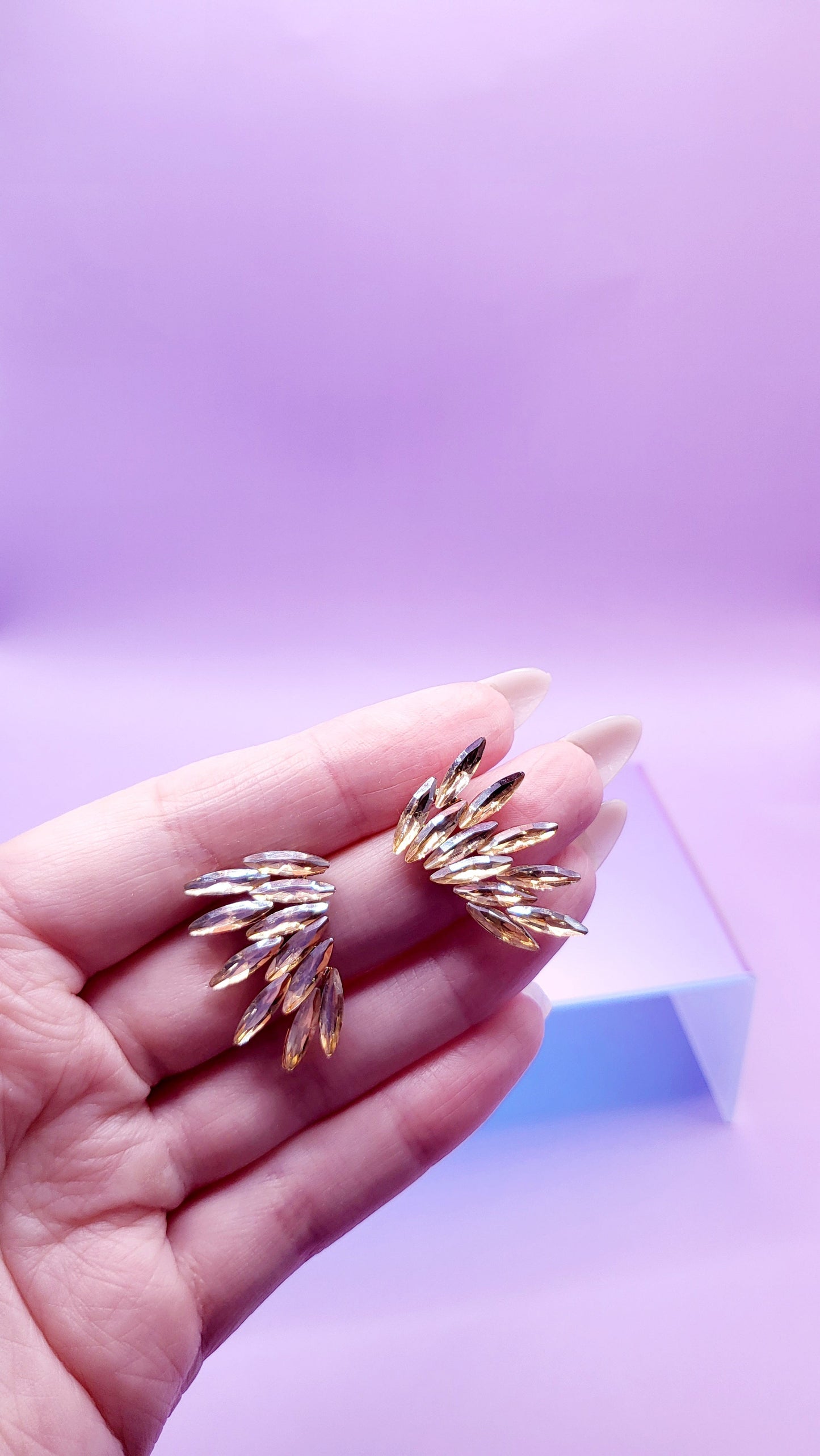 Sassy Crystal Stud Earrings
