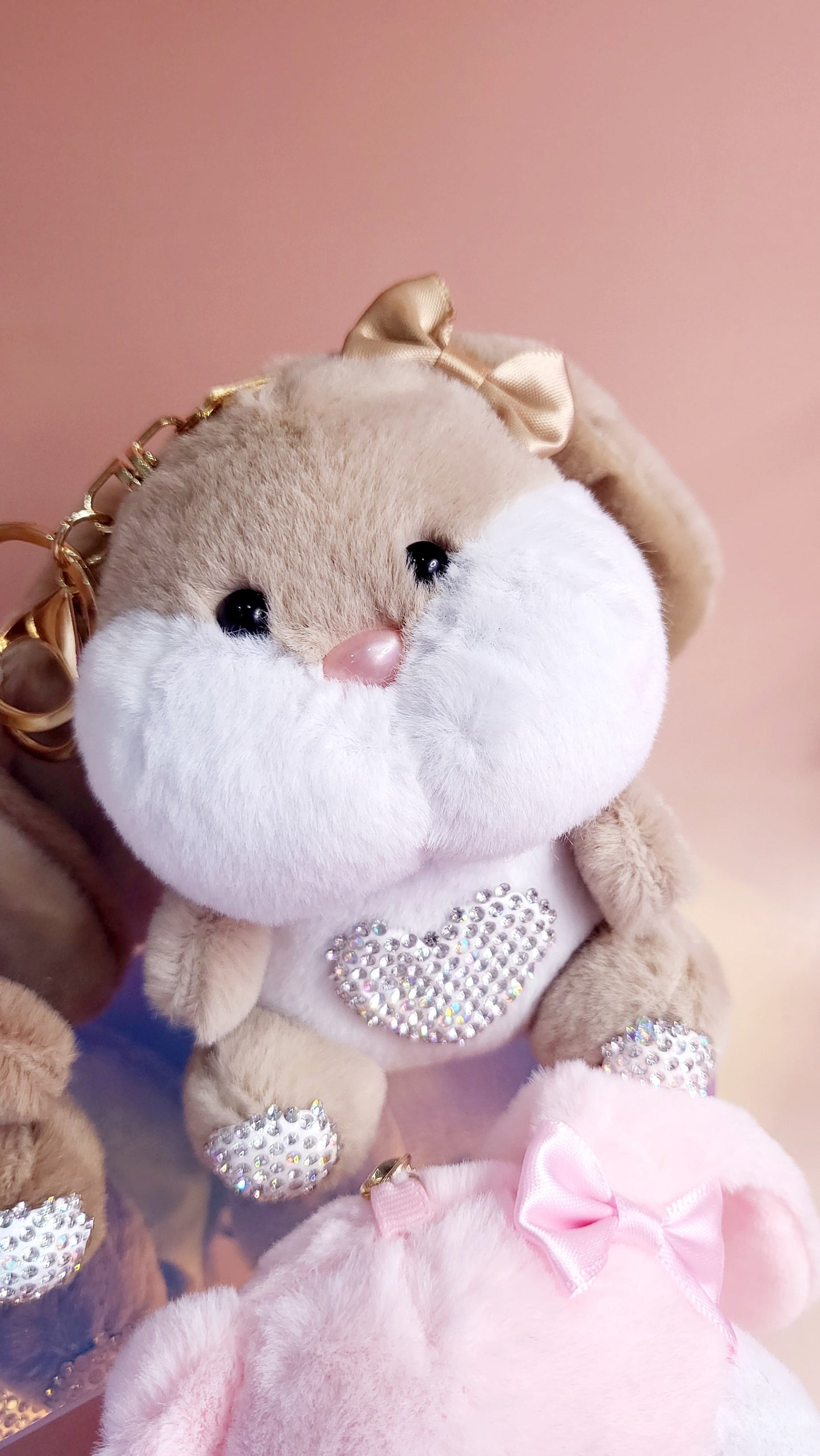 Softie Squad Bunny Rabbit Bag Charm Key Ring