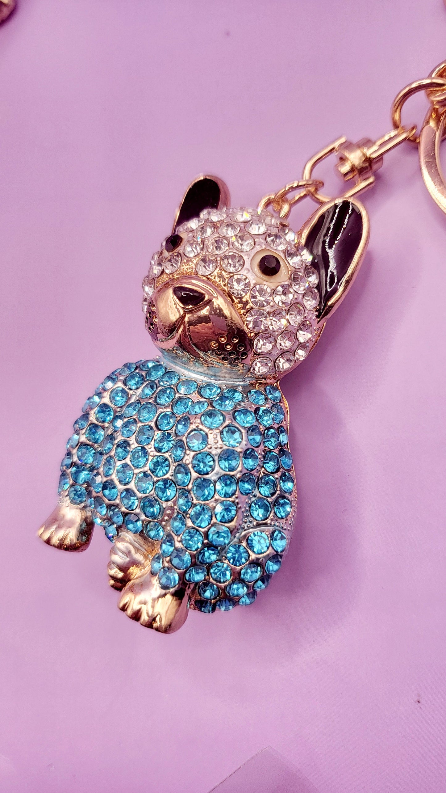 Sitting Dog Key Ring