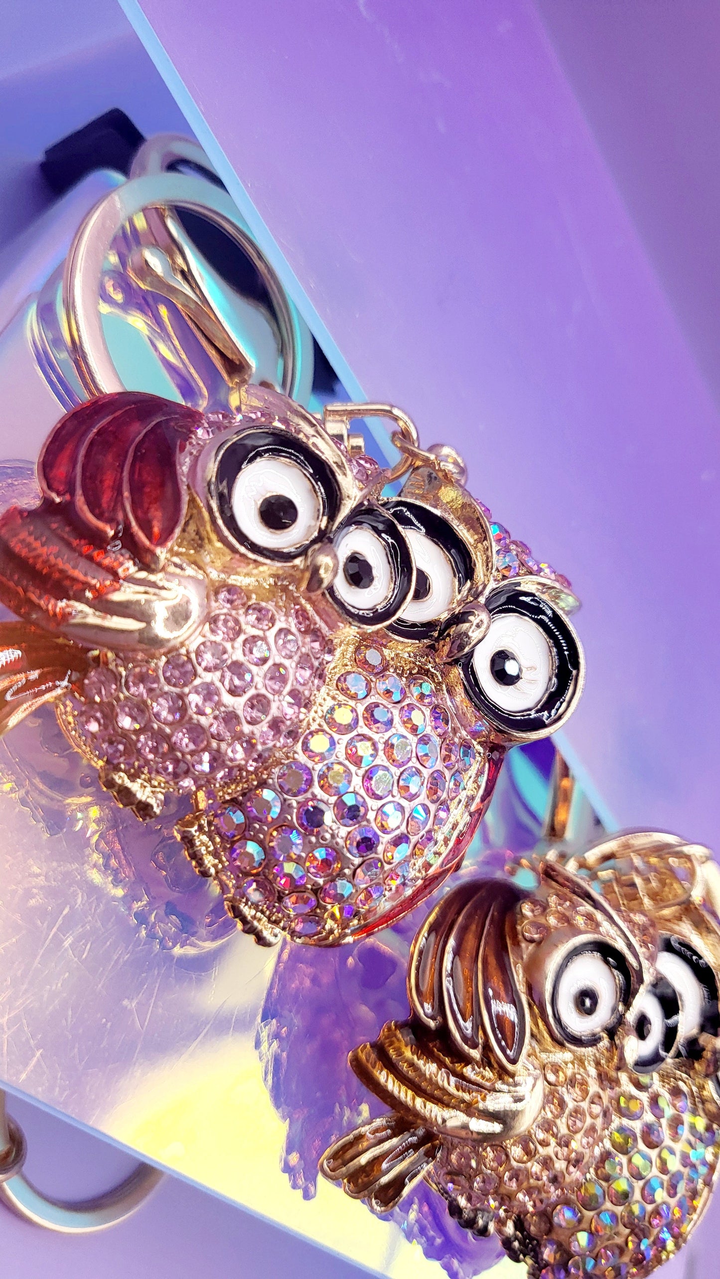 Owl & Baby Owl Key Ring