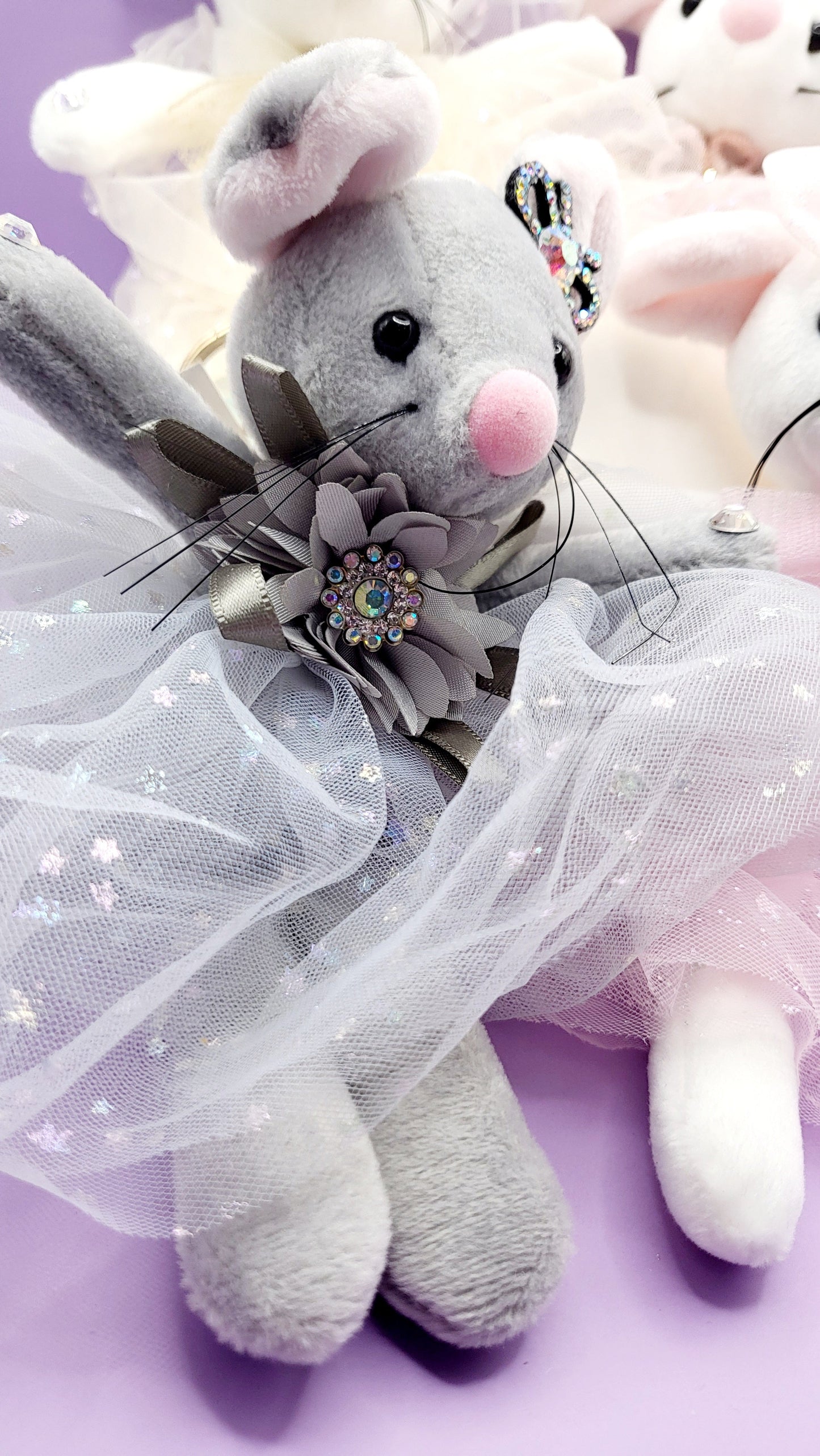 Softie Squad Mouse Bag Charm Key Ring