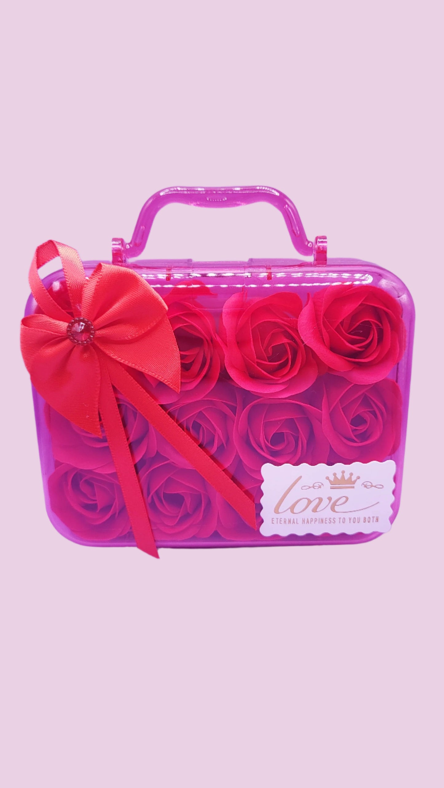 Scented Teddy Rose Gift Case