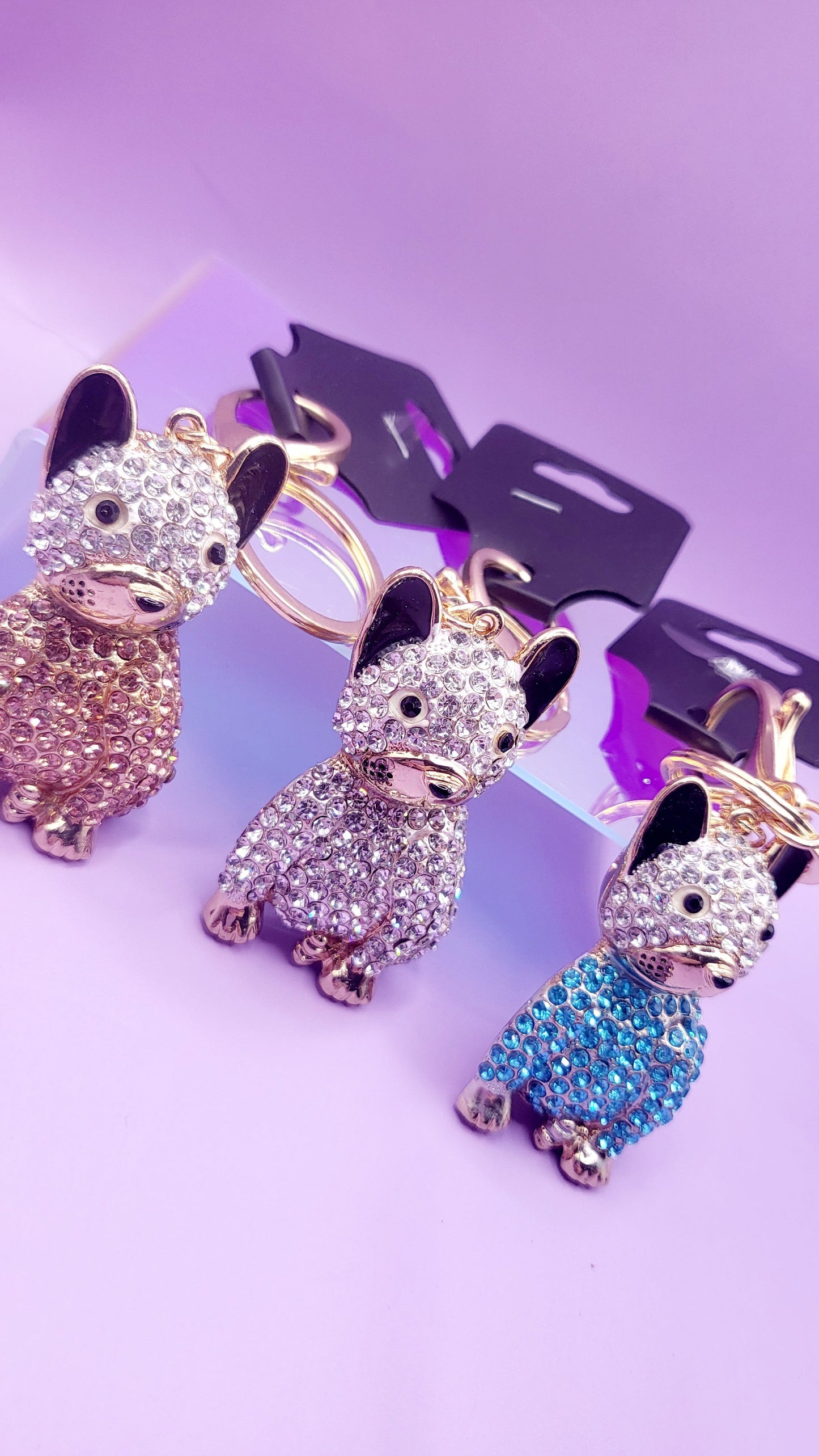 Sitting Dog Key Ring