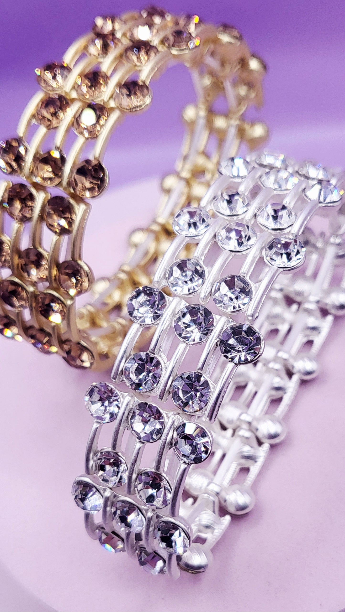Stretchy Link Crystal Bracelet