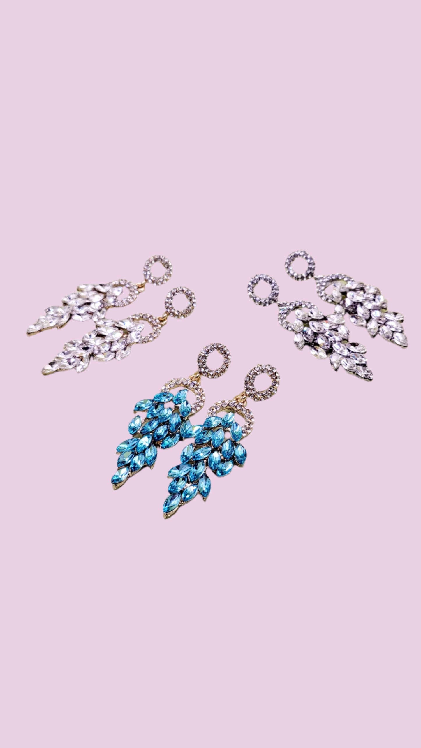 Poise Crystal Drop and Dangle Earrings