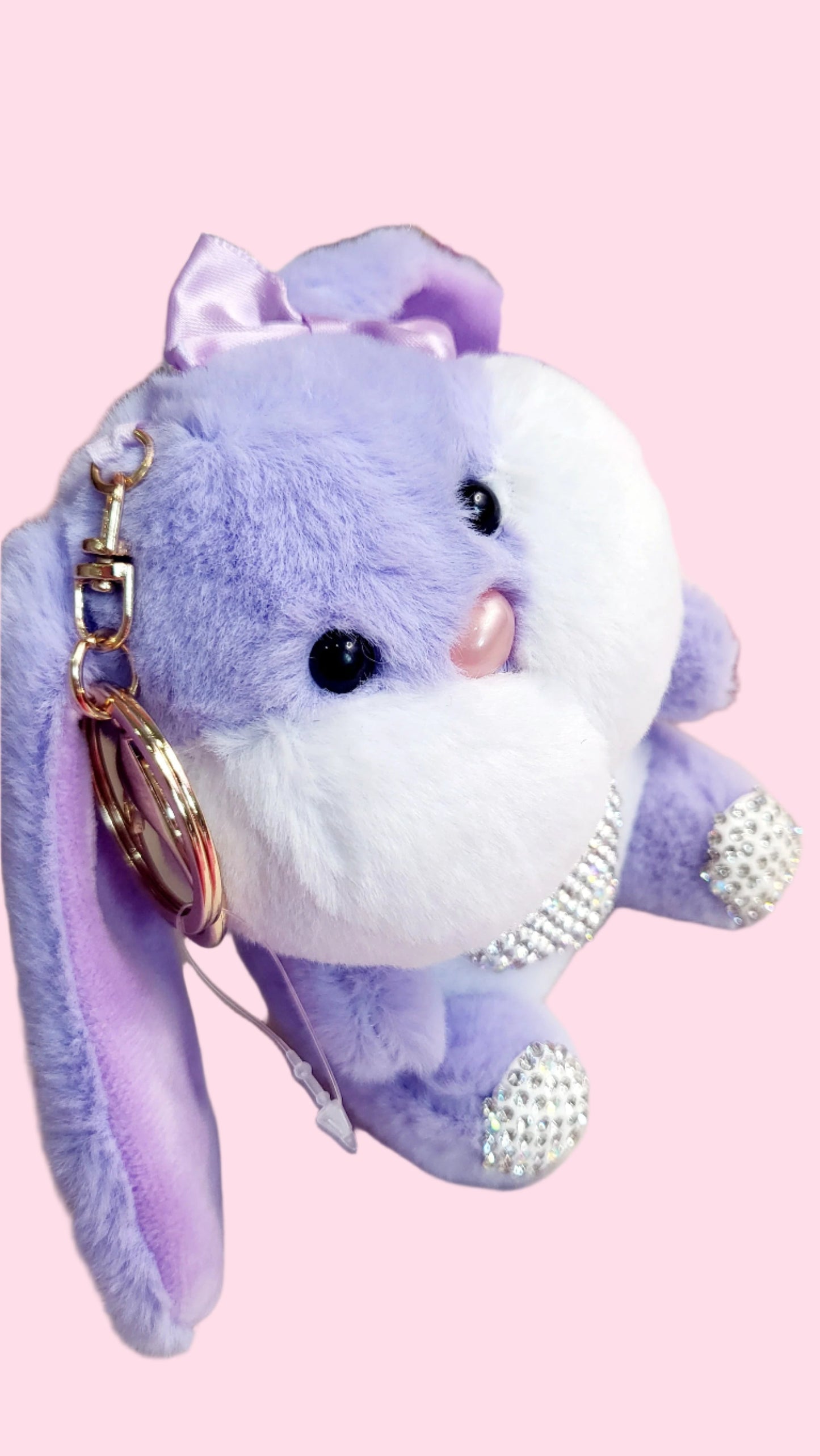 Softie Squad Bunny Rabbit Bag Charm Key Ring