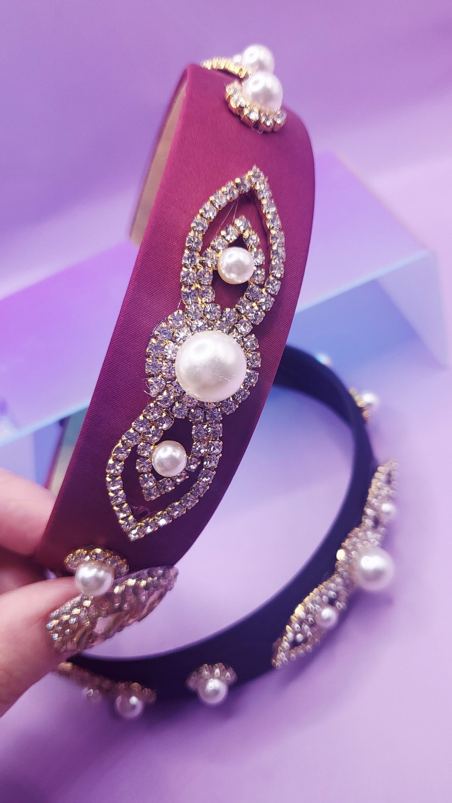 Pearl Cluster Hair band
