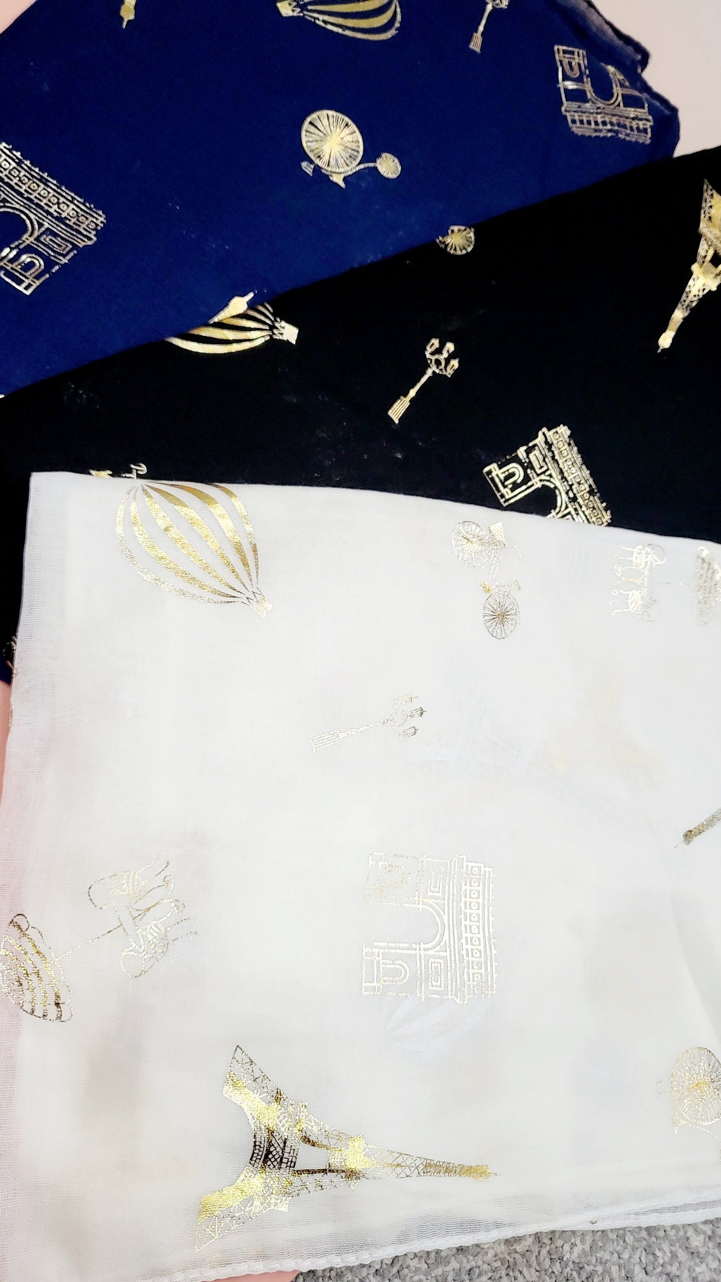 Parisian Shimmer Scarf Pack of 12