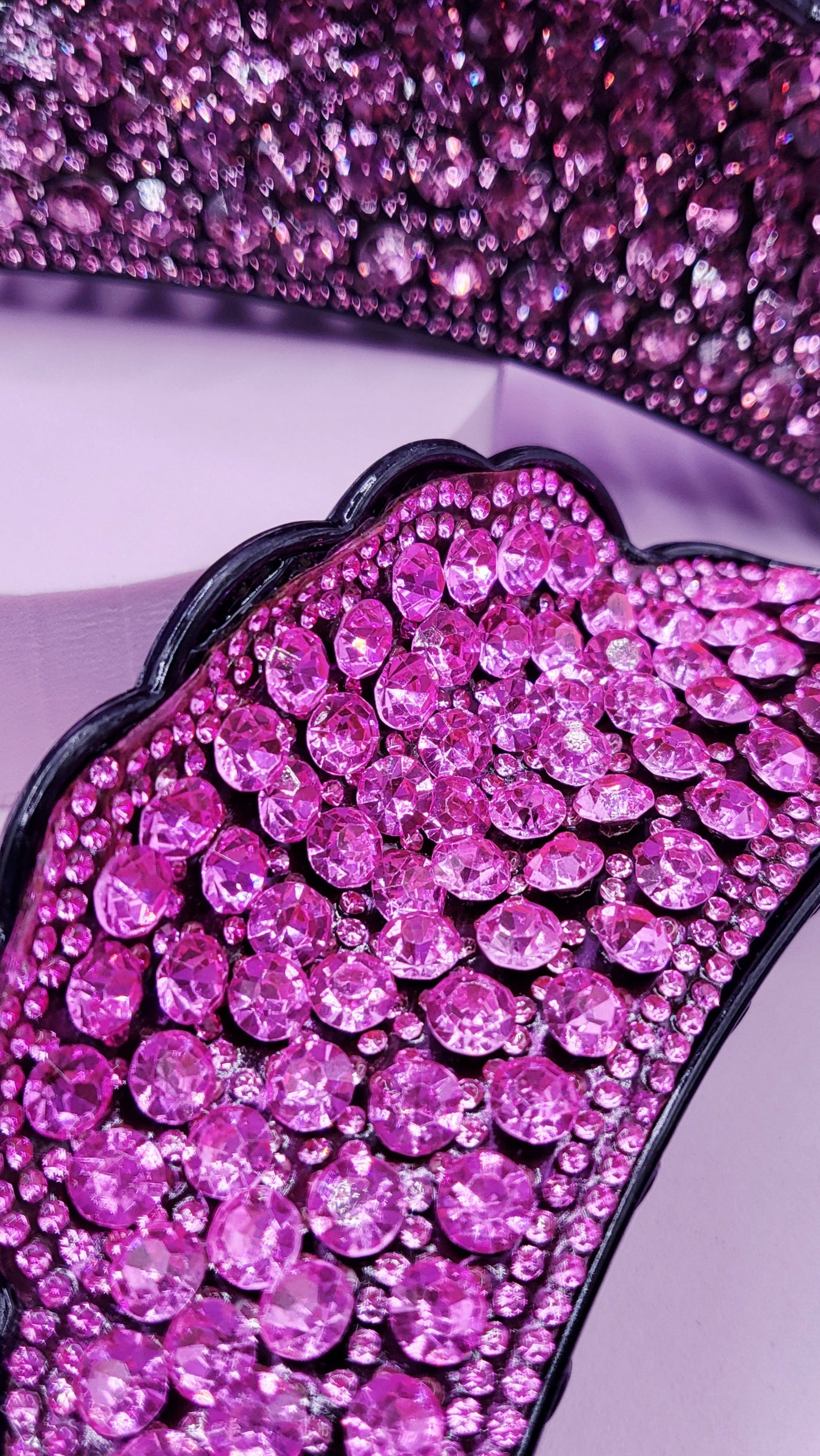 Round Maxi Crystal Hair Clamps Pack of 12