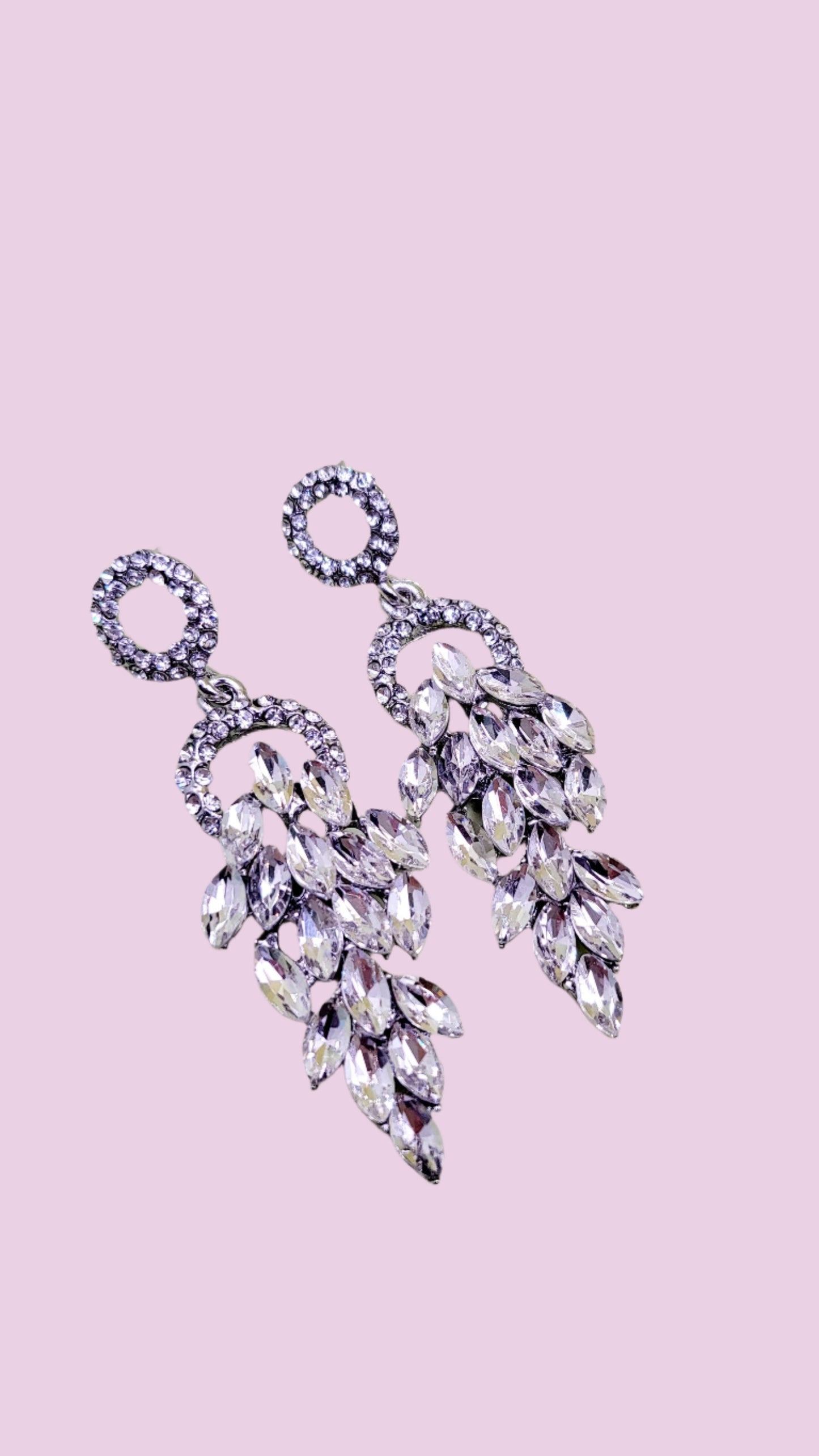 Poise Crystal Drop and Dangle Earrings