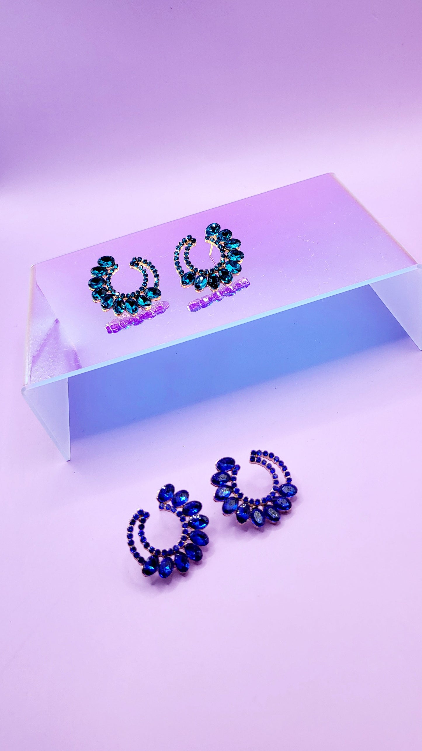 Shine Crystal Stud Earrings