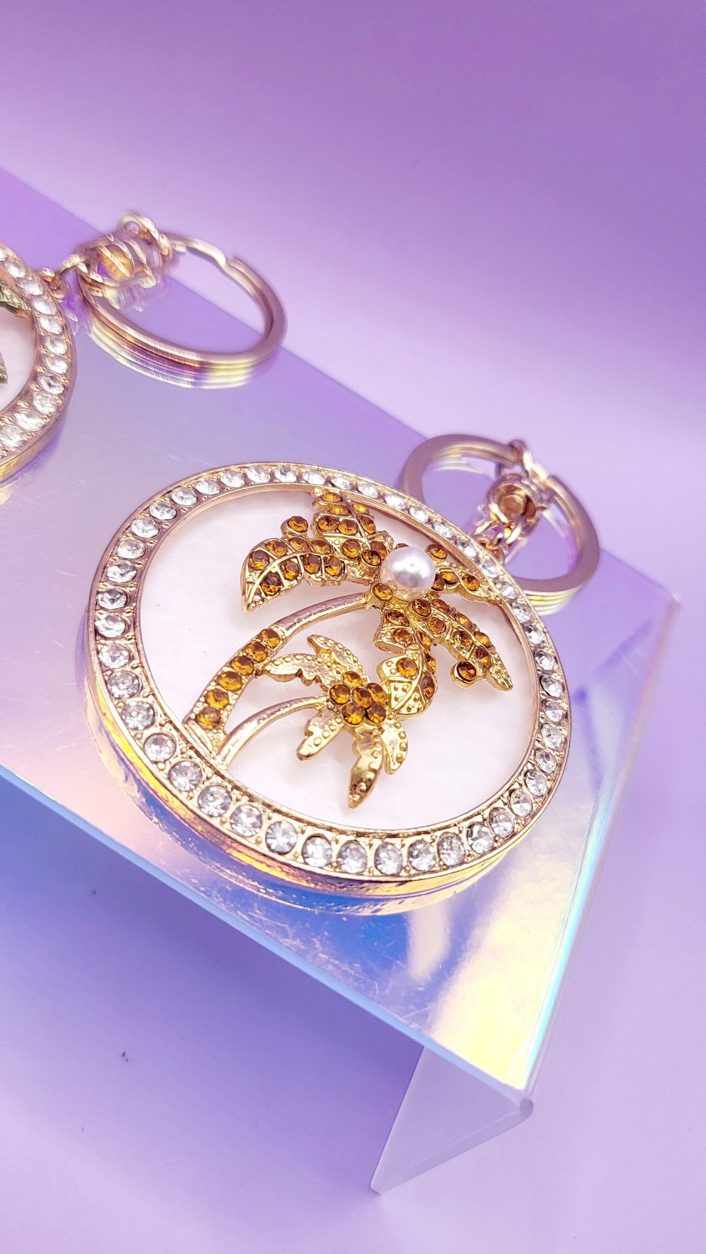 Palm Tree Key Ring