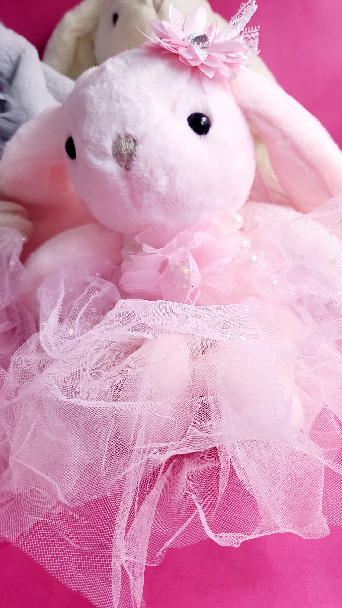 Softie Squad Bunny Rabbit Bag Charm Key Ring