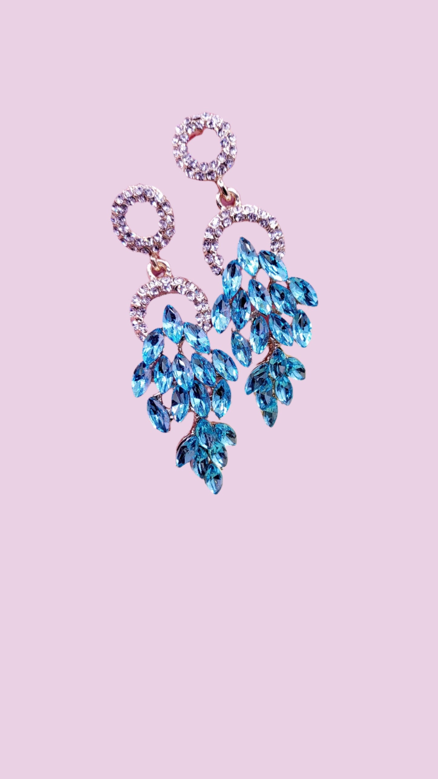 Poise Crystal Drop and Dangle Earrings