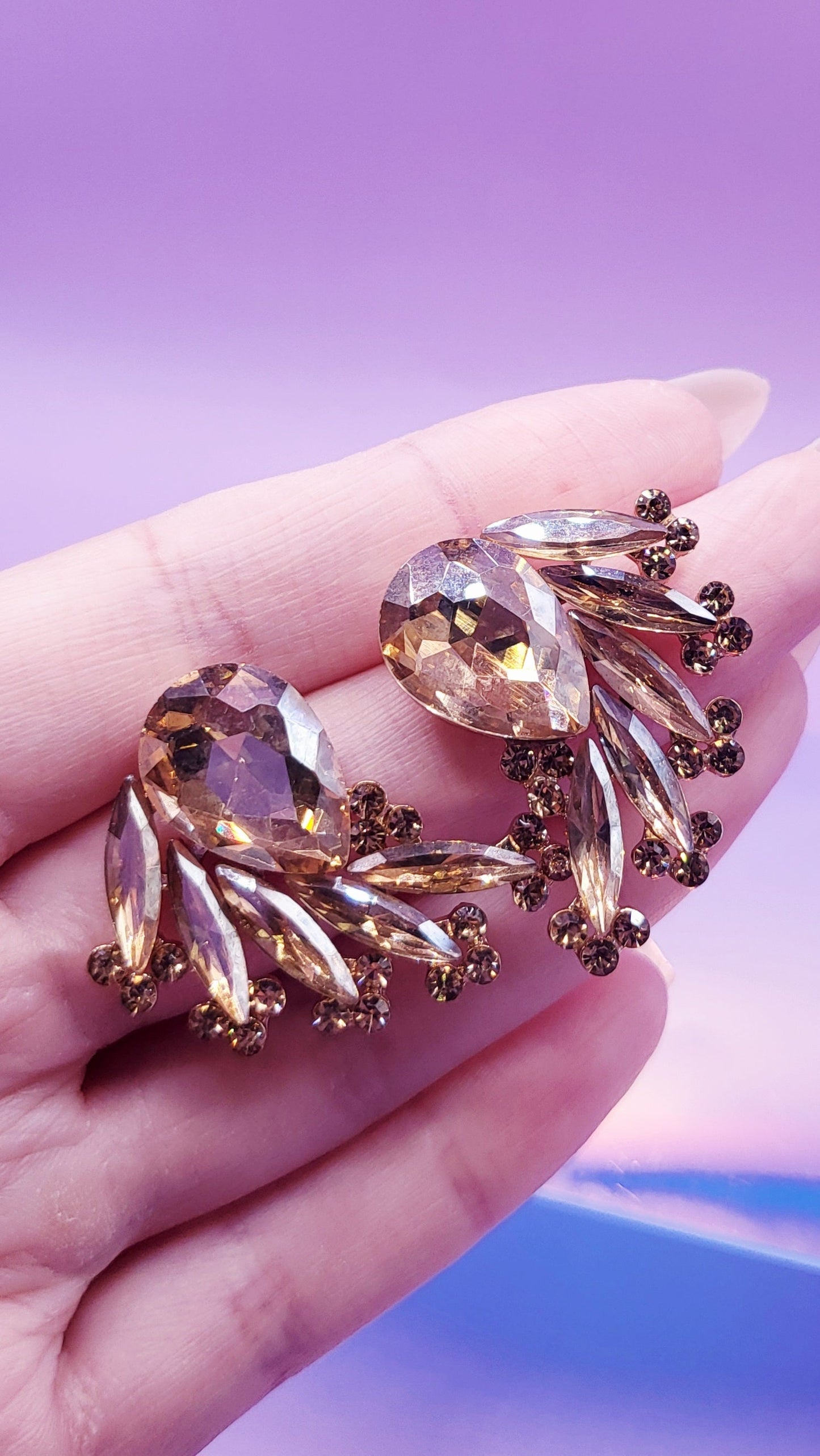 Runway Crystal Stud Earrings
