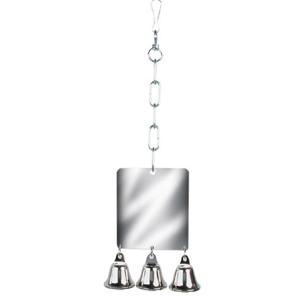 Rosewood Parrot Toy Giant Mirror & Bell