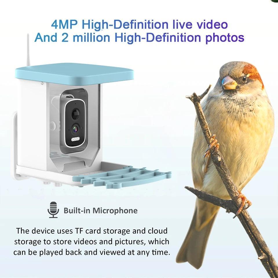 Sansco Solar Bird Feeder with Camera