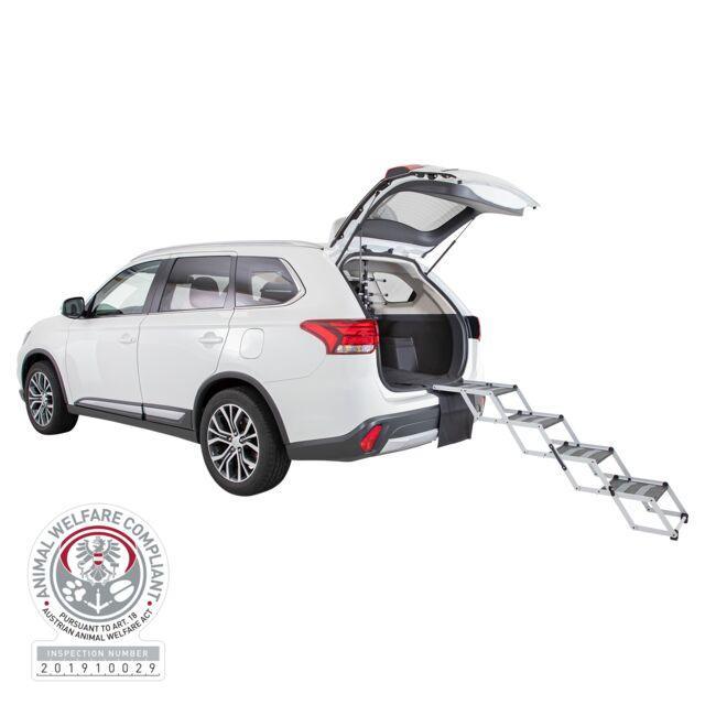 Trixie 4-step Folding Steps, aluminium/TPR