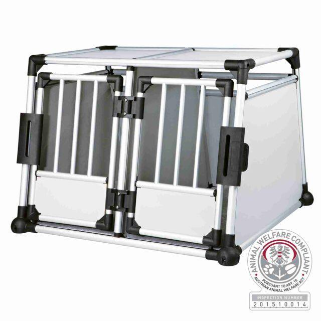 Trixie Transport Box Double, Aluminium