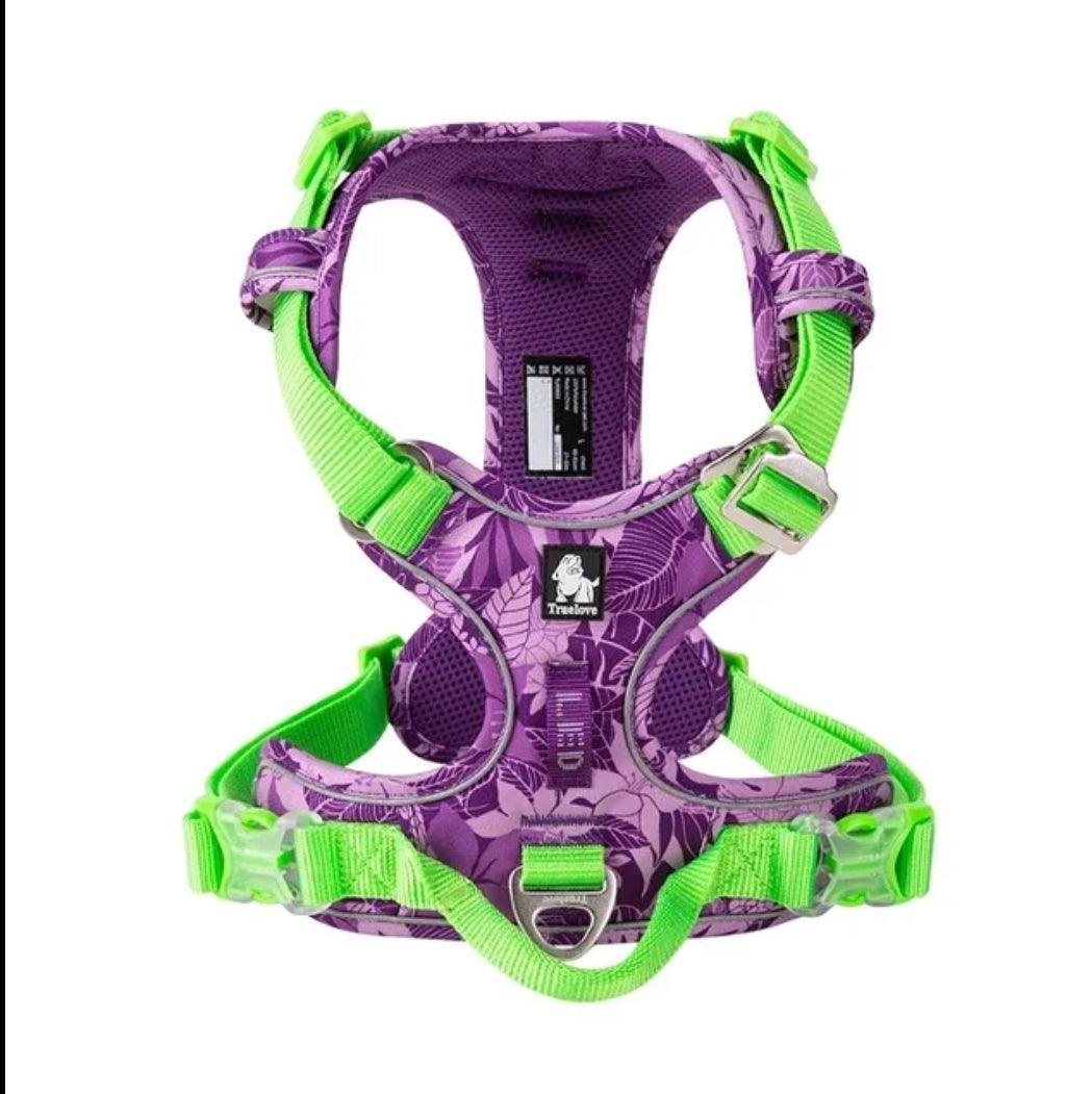 Truelove Pet Explosion-proof Dog Harness Camouflage Reflective Nylon Special Edition and Upgrade Version Easy to Adjust