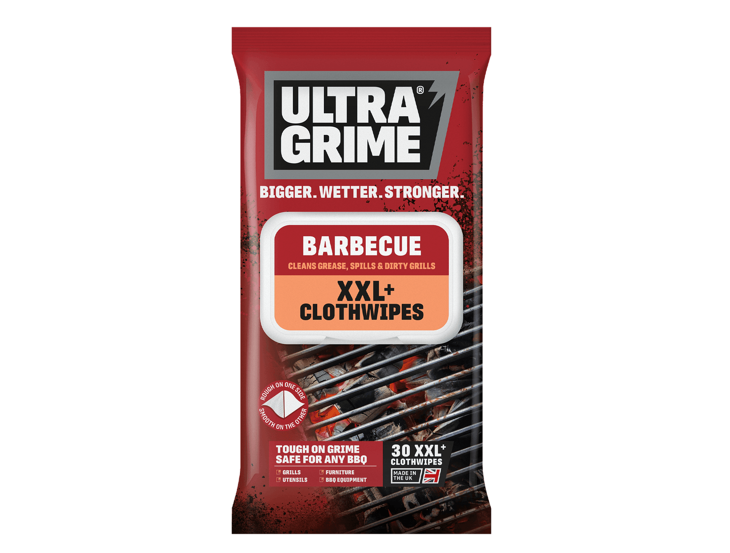 UltraGrime XXL BBQ Wipes 30pk