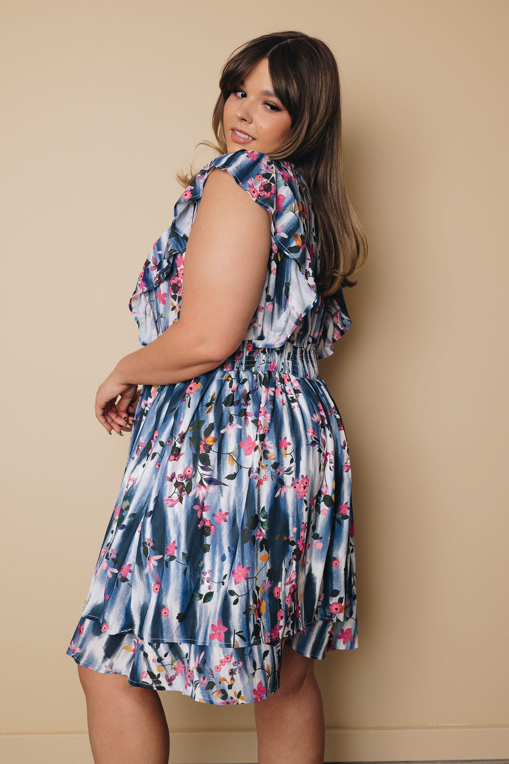 Plus Size Adalynn Floral Dress
