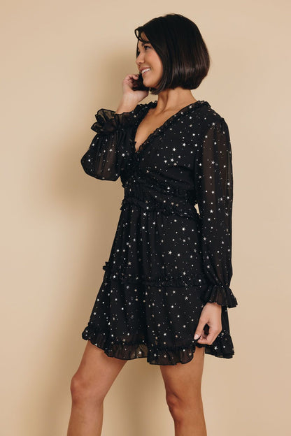 Shining Star Ruffle Dress