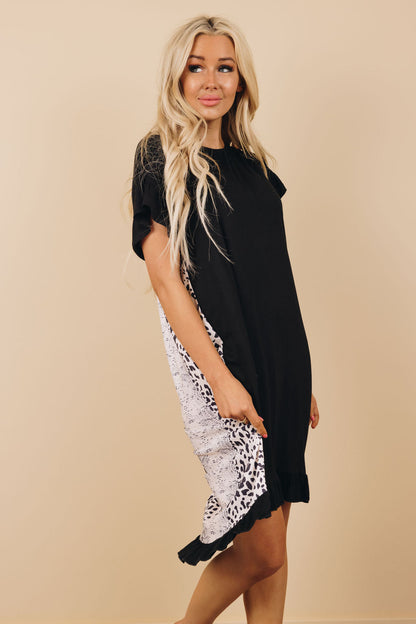 You'll Be Back Animal Print Dress