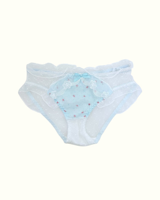 Petite Size Coquette style lace bow panties Floral Sweet Cute Polka Dot Polka Dot Sexy Mesh Underwear fall underwear Womenswear Soft Lingerie-10