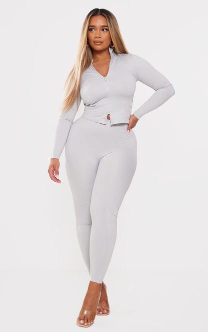 Shape Navy Branded Contour Gym Leggings