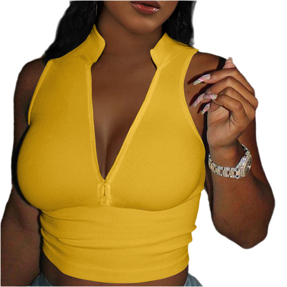 New Women's Zipper Top