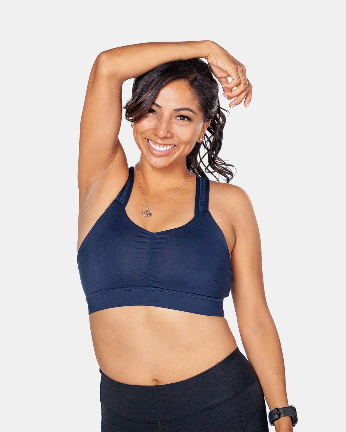 Y-Back Bra – Night Swim Navy-2