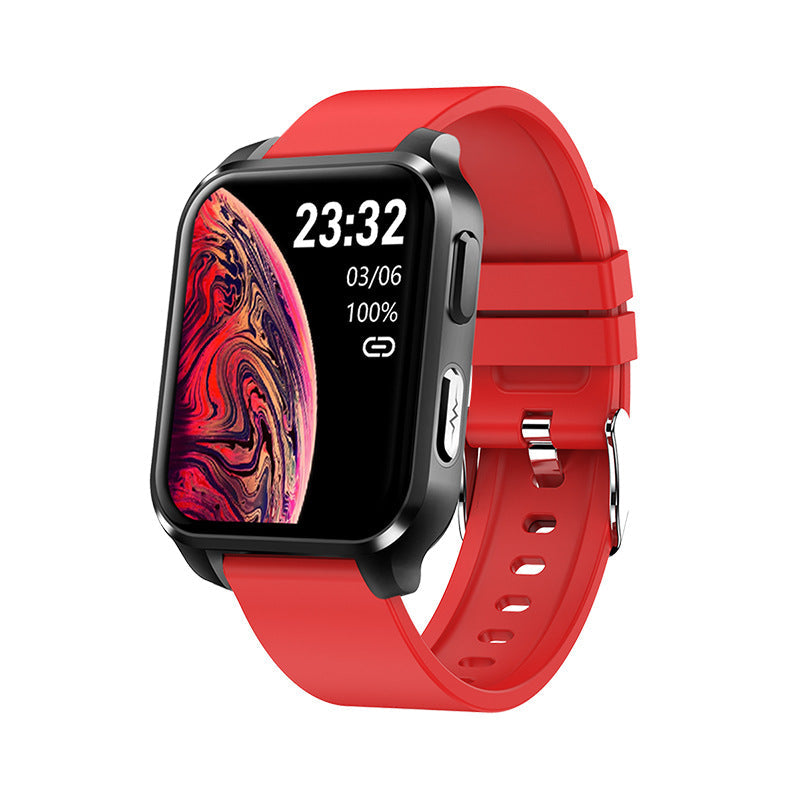 Sleek Blue Smart Fitness Watch with Step Tracker & Digital Display