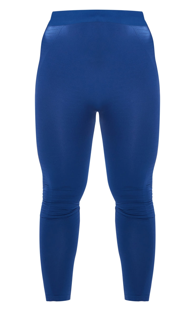 Shape Navy Branded Contour Gym Leggings