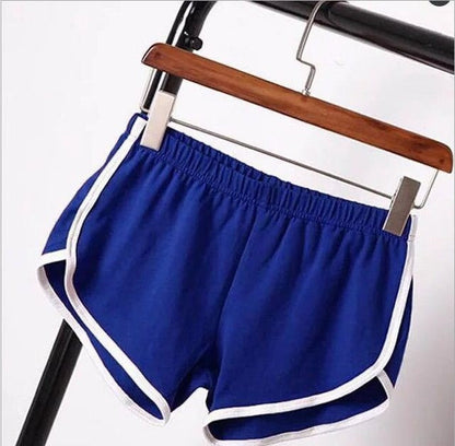 Women's Solid Color Breathable Workout Shorts