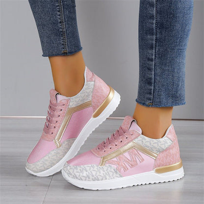 New large size women's shoes casual sports shoes  color muffin