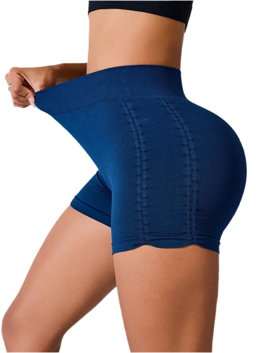 Side Ruched High Rise Active Shorts