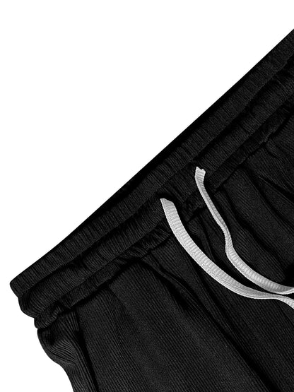 Round Neck Long Sleeve Top and Pants Set