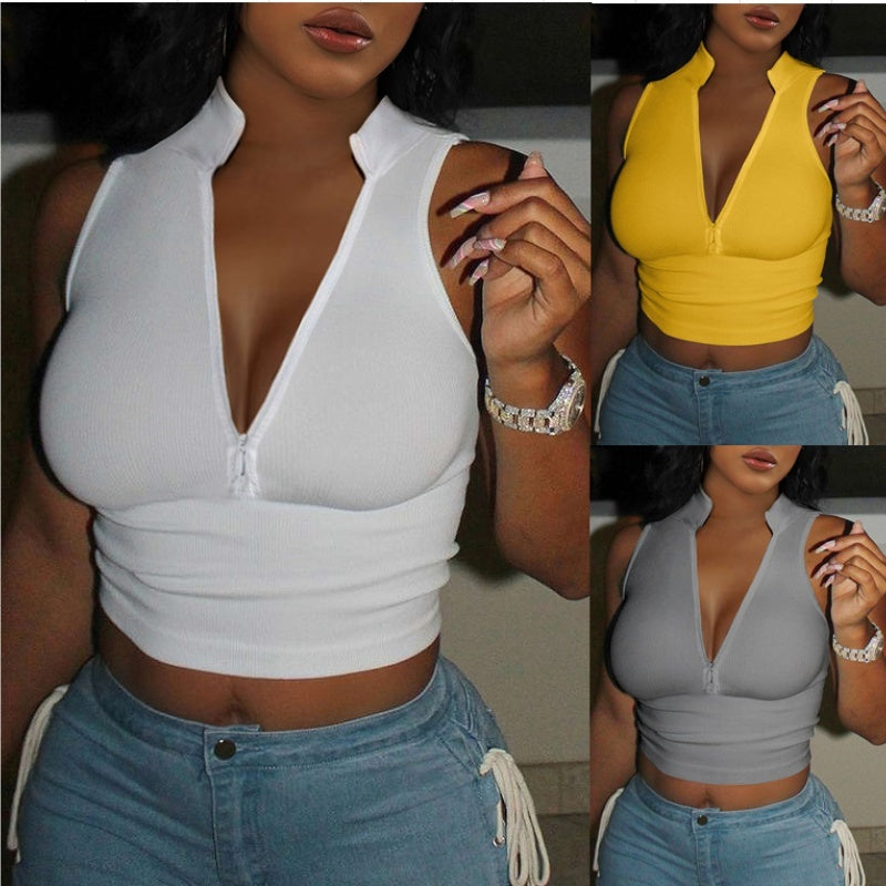 New Women's Zipper Top