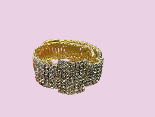 Square Crystal Cuff