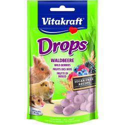 Vitakraft Small Animal Drops - Wildberry, 75g 25787