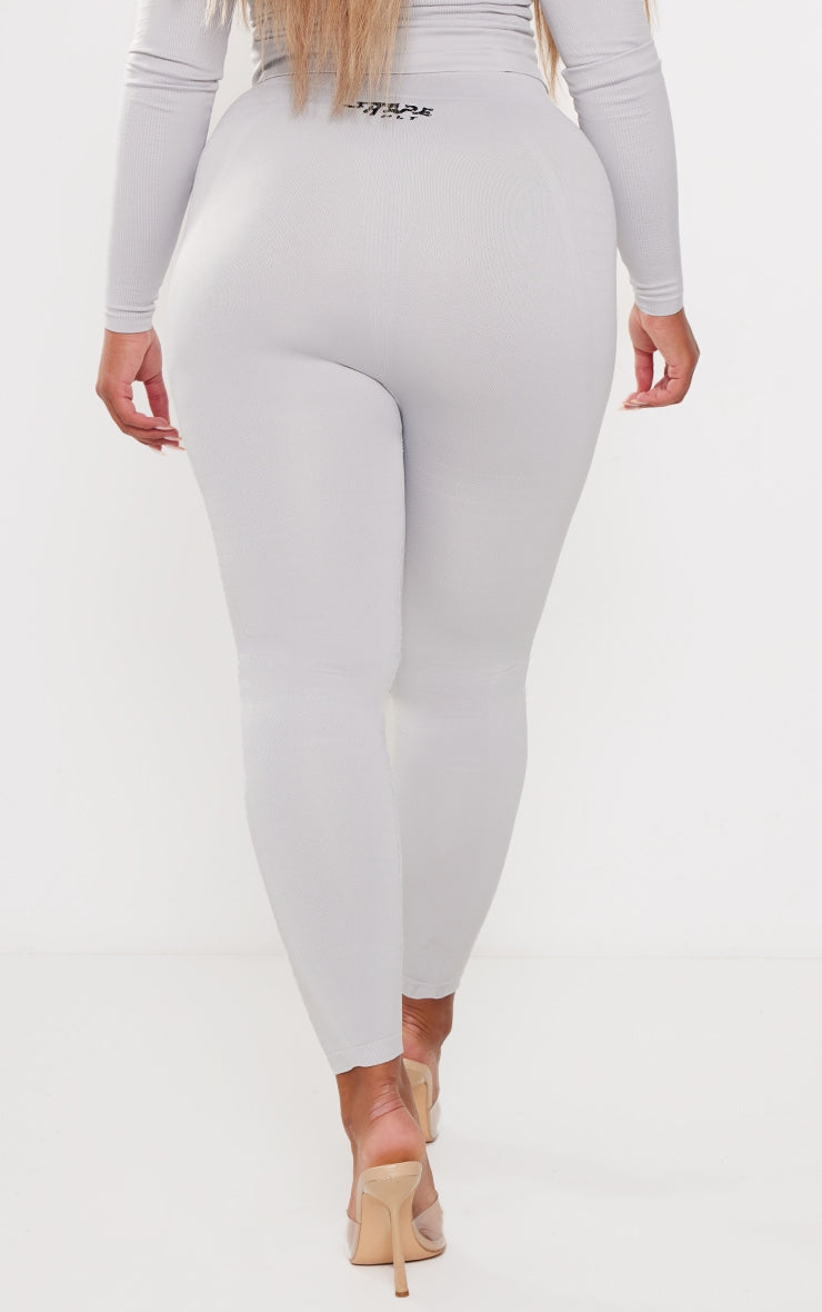 Shape Navy Branded Contour Gym Leggings