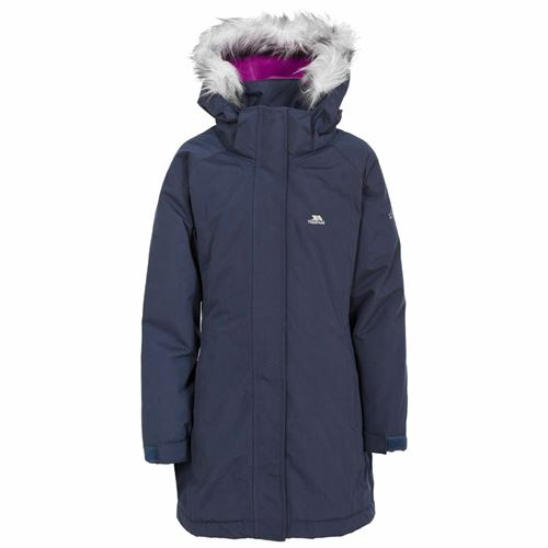 Girls Trespass Fame Waterproof Parka Jacket-7