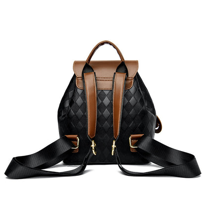 Women’s Leather Backpack – Casual & Multifunctional Shoulder Bag for School, Travel & Everyday Use
